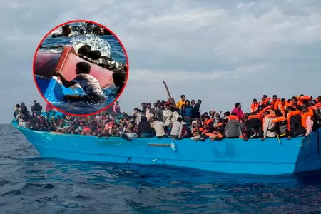 M�s de 50 migrantes naufragaron en la ruta Mediterr�nea central.