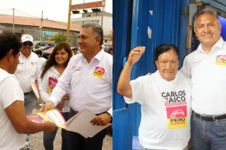El candidato presidencial, Carlos Jaico, regresa a su cuidad natal Chimbote