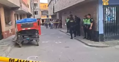 Mototaxista fue asesinado de 5 disparos en la cabeza.