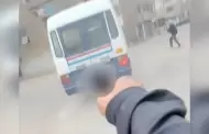 Terror en SMP: Criminales GRABARON ATAQUE a balazos contra bus de transporte p�blico
