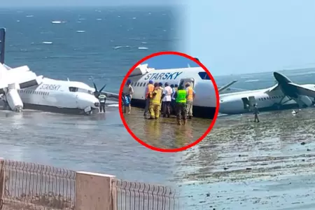 Todos los ocupantes lograron sobrevivir al accidente