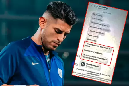 Jugador habr�a recibido oferta para "resolver el problema" y no ser denunciado.