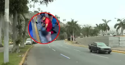 Conductor se da a la fuga tras atropellar a dos ciclistas en la Costa Verde