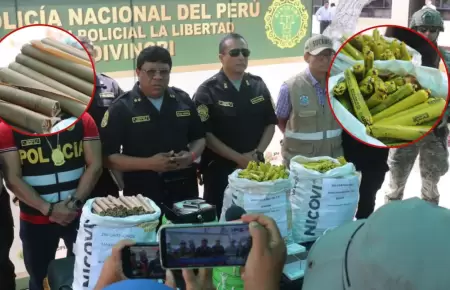 Material explosivo, dinero en efectivo y otros implementos fueron incautados dur
