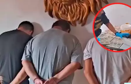 Tres capturados por falsificaci�n de billetes