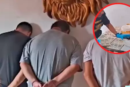 Tres capturados por falsificaci�n de billetes