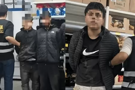 PNP frustra robo en SMP y captura a cuatro menores que buscaban asaltar tienda