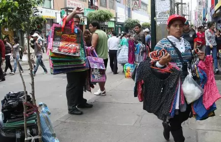 Comerciantes informales de Gamarra v�ctimas de extorsi�n