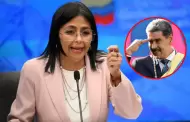 Delcy Rodr�guez asegura que Nicol�s Maduro es inocente y ratifica que es "el presidente leg�timo" de Venezuela