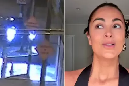 Filtran im�genes del accidente de Laura Spoya