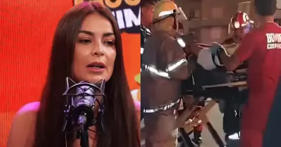 Revelan VIDEO in�dito en que Laura Spoya es auxiliada tras sufrir GRAVE accident