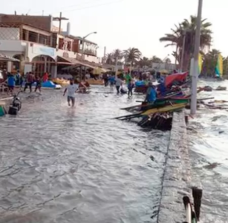 Pronostican oleajes an�malos en el litoral para este fin de semana.