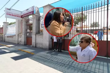El incidente ocurri� en el hospital Goyeneche de Arequipa y fue difundido por Ra