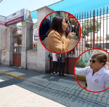 El incidente ocurri� en el hospital Goyeneche de Arequipa y fue difundido por Ra