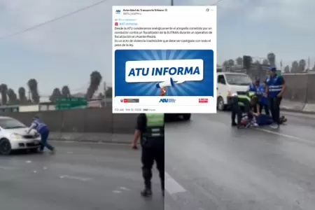 ATU sobre atropello de fiscalizador de la SUTRAN