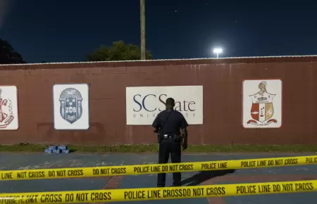 El hecho ocurri� la noche del 12 de febrero en Orangeburg y oblig� a suspender l