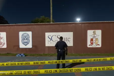 El hecho ocurri� la noche del 12 de febrero en Orangeburg y oblig� a suspender l