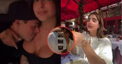 Hugo Garc�a deja entrever que Isabella Ladera tendr�a m�s de un beb�