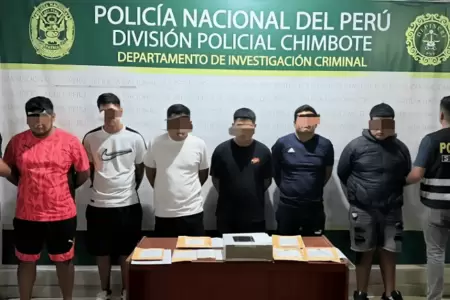 Capturan a la banda criminal 'Los Lobos del Sur' en �ncash