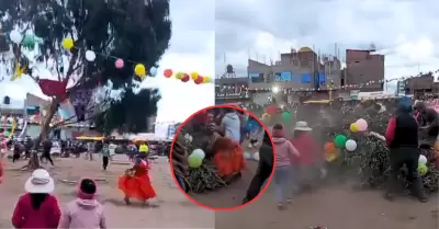 Mujer se salva de morir al caerle encima �rbol de la Yunza.