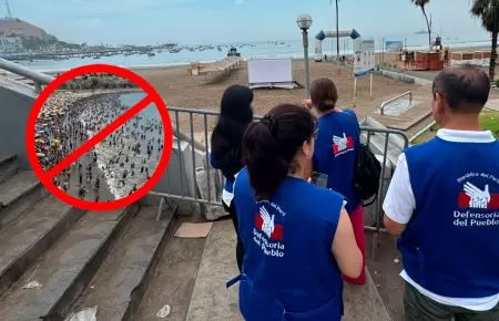 Defensor�a enfatiz� que la municipalidad es la responsable de mantener la playa