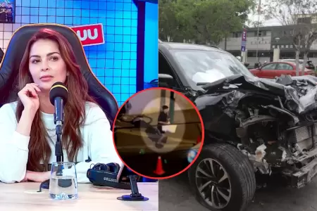 Joven se llev� cosas de la camioneta de Laura Spoya tras accidente