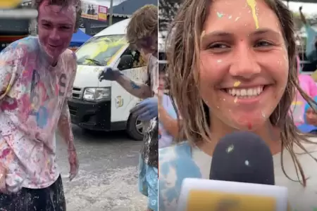 Turistas extranjeros quedan impactados con el Carnaval de Cajamarca