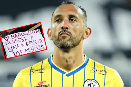 Hinchas sorprenden a Hern�n Barcos y le ruegan que retorne a Alianza Lima