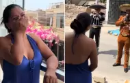Lis Padilla rompe en llanto al recibir inesperada sorpresa de su novia: "El amor m�s bonito que he vivido"