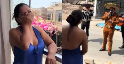 Lis Padilla rompe en llanto al recibir inesperada sorpresa de su novia