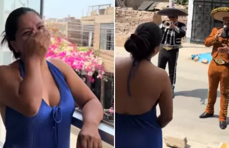 Lis Padilla rompe en llanto al recibir inesperada sorpresa de su novia