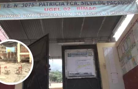 Colegio del R�mac se cae a pedazos