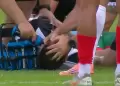 Conmoci�n en el f�tbol: Jugador cay� inconsciente y tuvo que ser trasladado de URGENCIA