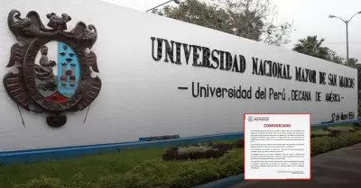 La San Marcos pidi� tranquilidad a sus estudiantes mediante un comunicado.