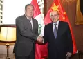 Canciller Hugo de Zela se re�ne con embajador de China, Song Yang, por A�o Nuevo Chino