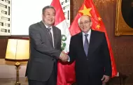 Canciller Hugo de Zela se re�ne con embajador de China, Song Yang, por A�o Nuevo Chino