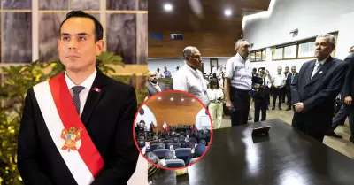 Rospigliosi supervisa preparativos en auditorio S�nchez Carri�n para Pleno.