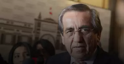 Jorge del Castillo mostr� su molestia ante el fallo emitido por el PJ.