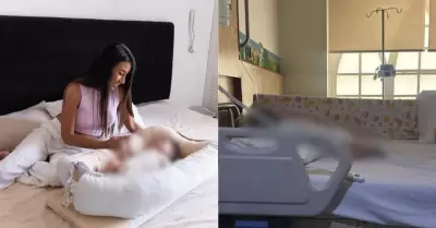 Samahara confirma que su beb� sali� de UCI