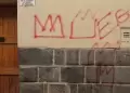 Atentan contra muro inca en Cusco: Captura a tres menores de edad que hicieron pintas durante carnaval