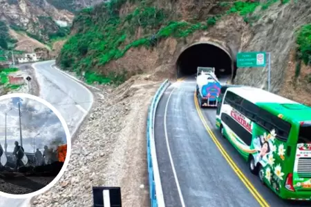 Paro de 48 horas en la Carretera Central