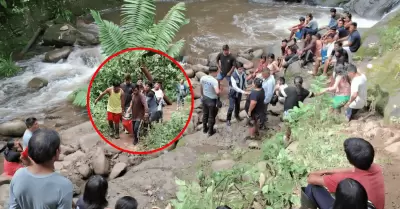 Dos hombres perdieron la vida tras ahogarse en quebrada de Bagua
