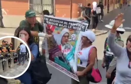 Protestan contra Jos� Jer� previo al debate de su censura