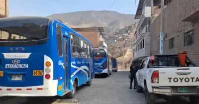 C�maras captaron ataque a 'Los Azulitos de Collique'