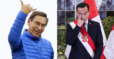 Mart�n Vizcarra celebr� destituci�n de Jos� Jer� como Presidente.