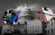 �Terror en Washington! Adolescente armado corre hacia el Capitolio y es detenido por la polic�a
