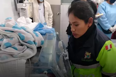 Serenazgo de Socabaya acudi� al rescate de la menor abandonada.