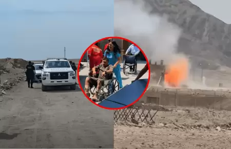 Explosi�n en cuartel militar de Pisco dej� siete heridos y un desaparecido