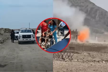Explosi�n en cuartel militar de Pisco dej� siete heridos y un desaparecido