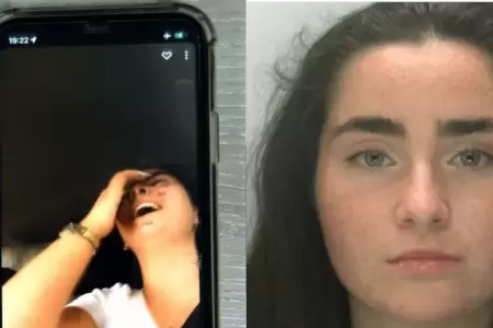 Joven provoca accidente por manejar distra�da en el celular